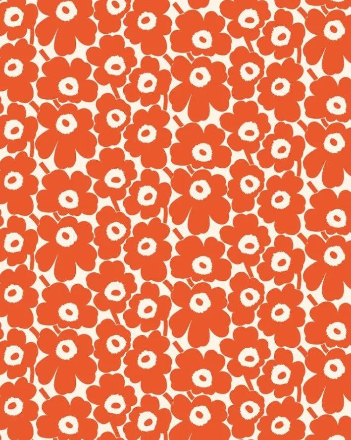 Marimekko Pieni Unikko Cotton Fabric<Woman Printed Fabrics