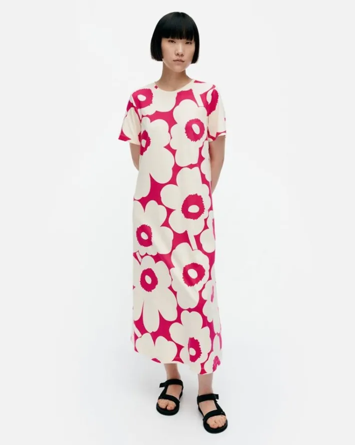 Marimekko Pisteinen Unikko Jersey Dress<Woman Dresses