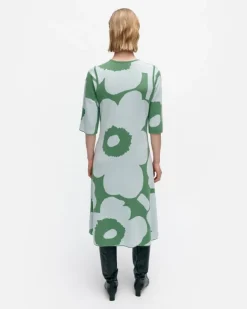 Marimekko Pointti Unikko Knitted Wool Dress<Woman Dresses