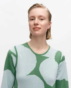 Marimekko Pointti Unikko Knitted Wool Dress<Woman Dresses