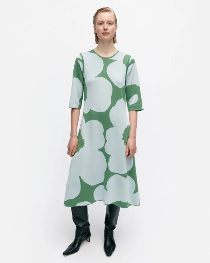 Marimekko Pointti Unikko Knitted Wool Dress<Woman Knits & Sweaters
