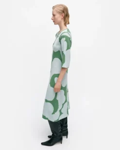 Marimekko Pointti Unikko Knitted Wool Dress<Woman Knits & Sweaters
