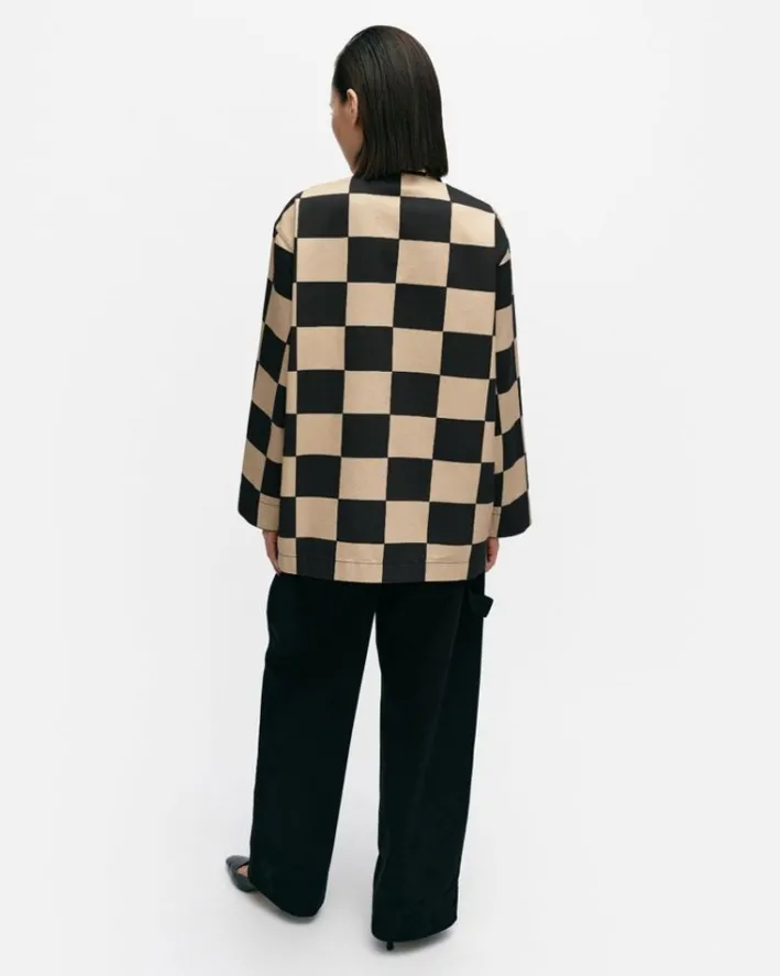 Marimekko Potenssi Kukko Ja Kana Cotton Overshirt<Woman Tops & Tunics
