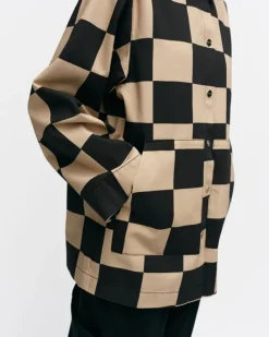 Marimekko Potenssi Kukko Ja Kana Cotton Overshirt<Woman Coats & Jackets