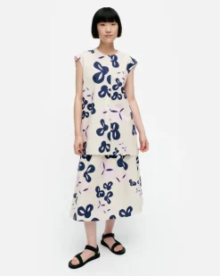 Marimekko Pudas Poiminto Cotton Poplin Tunic<Woman Tops & Tunics