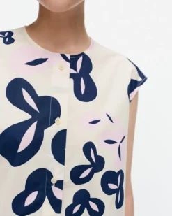 Marimekko Pudas Poiminto Cotton Poplin Tunic<Woman Tops & Tunics