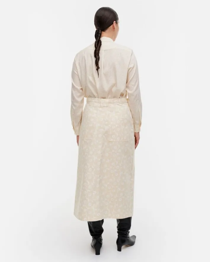 Marimekko Puoli Unikko Cotton Skirt<Woman Skirts