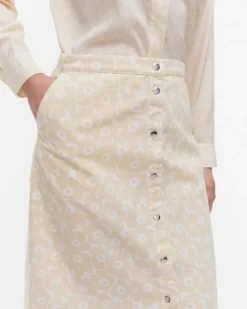 Marimekko Puoli Unikko Cotton Skirt<Woman Skirts