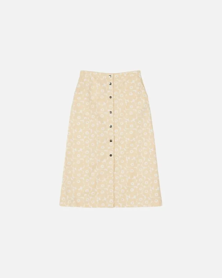 Marimekko Puoli Unikko Cotton Skirt<Woman Skirts