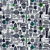 Marimekko Puutarhurin Parhaat Acrylic-Coated Cotton Fabric<Woman Printed Fabrics
