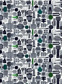 Marimekko Puutarhurin Parhaat Cotton Fabric<Woman Printed Fabrics
