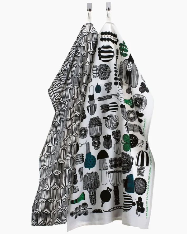 Marimekko Puutarhurin Parhaat Tea Towel Set 47X70 Cm<Woman Kitchen & Dining