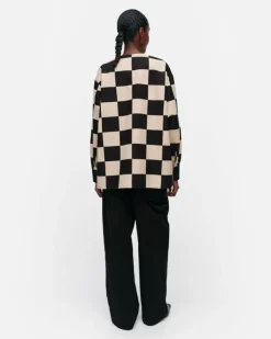 Marimekko Reuna Kukko Ja Kana Cotton Linen Tunic<Woman Tops & Tunics