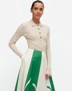 Marimekko Ronsy Nokturno Cotton Skirt<Woman Skirts
