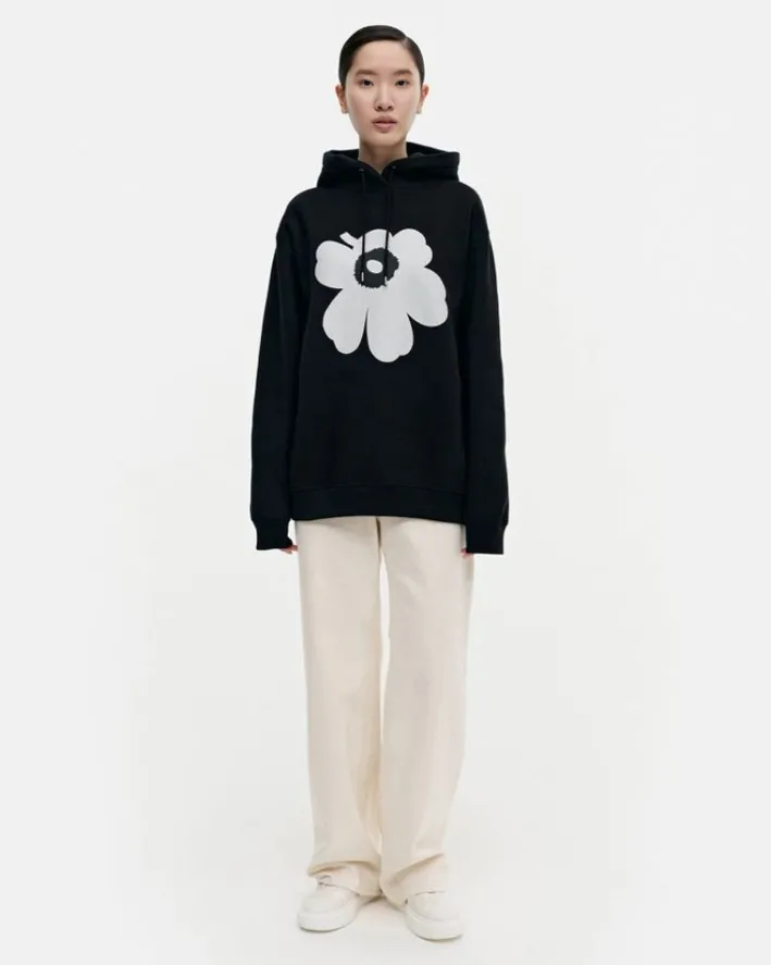 Marimekko Runoja Unikko Placement Hoodie<Woman Tops & Tunics