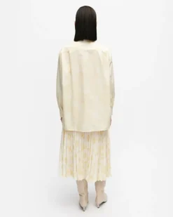 Marimekko Ruoste Unikko Cotton Poplin Shirt<Woman Tops & Tunics