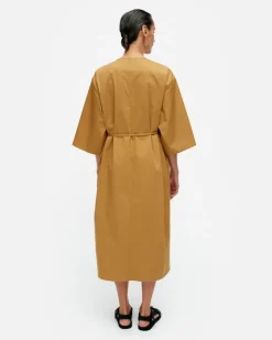 Marimekko Sarkka Solid Cotton Dress<Woman Dresses