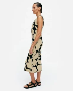 Marimekko Simpukka Unikko Rib Dress<Woman Printed Fabrics