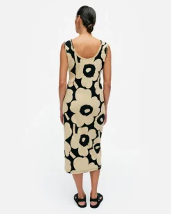 Marimekko Simpukka Unikko Rib Dress<Woman Printed Fabrics