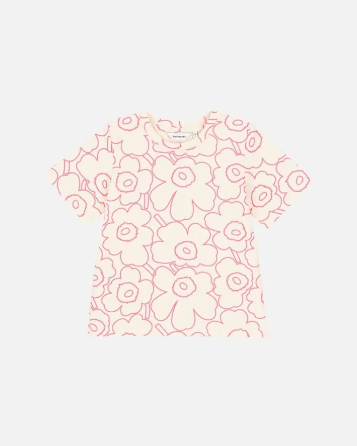 Marimekko Soida Mini Piirto Unikko Ii T-Shirt<Woman Kids' Clothing