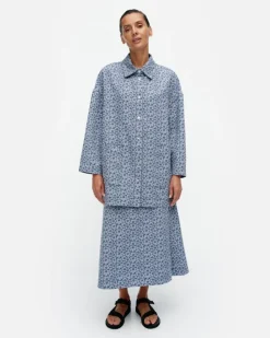 Marimekko Sumu Unikko Cotton Overshirt<Woman Tops & Tunics