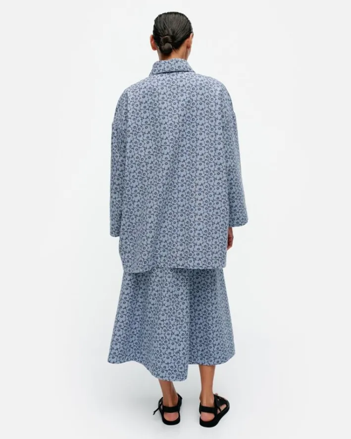 Marimekko Sumu Unikko Cotton Overshirt<Woman Tops & Tunics