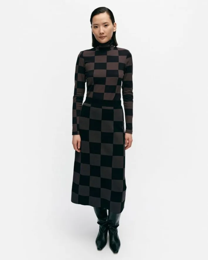 Marimekko Suora Kukko Ja Kana Knitted Skirt<Woman Skirts