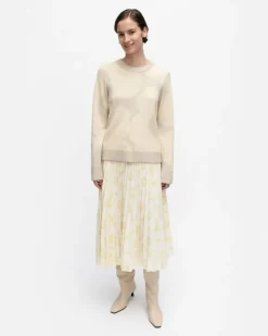 Marimekko Tahti Ii Unikko Knitted Wool Pullover<Woman Knits & Sweaters