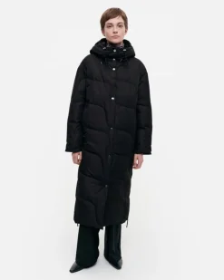 Marimekko Teema Taifuuni Down Coat<Woman Coats & Jackets