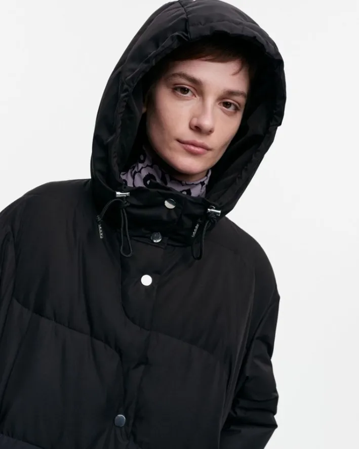 Marimekko Teema Taifuuni Down Coat<Woman Coats & Jackets