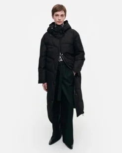 Marimekko Teema Taifuuni Down Coat<Woman Coats & Jackets