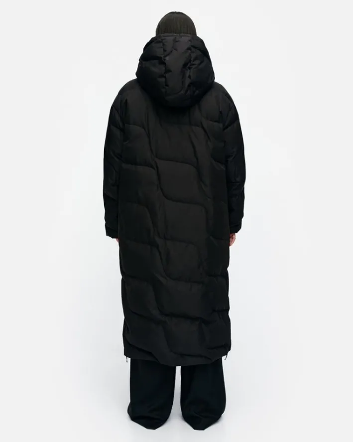 Marimekko Teema Taifuuni Down Coat<Woman Coats & Jackets