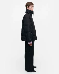 Marimekko Tekstuuri Taifuuni Down Coat<Woman Coats & Jackets