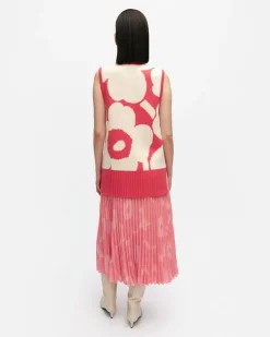 Marimekko Tilma Unikko Knitted Wool Vest<Woman Tops & Tunics