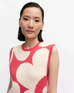 Marimekko Tilma Unikko Knitted Wool Vest<Woman Tops & Tunics