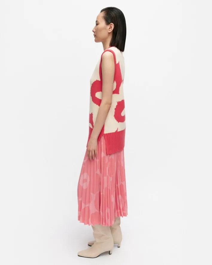Marimekko Tilma Unikko Knitted Wool Vest<Woman Knits & Sweaters