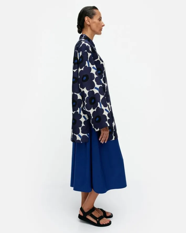 Marimekko Torma Unikko Cupro Mix Shirt<Woman Tops & Tunics