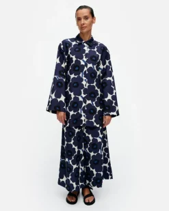 Marimekko Torma Unikko Cupro Mix Shirt<Woman Tops & Tunics