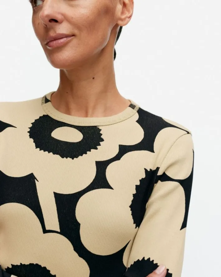 Marimekko Tulva Unikko Rib Top<Woman Tops & Tunics
