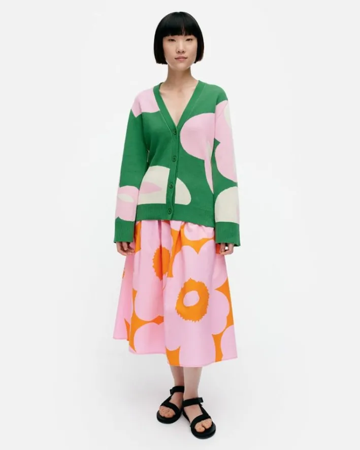 Marimekko Tyrske Poiminto Knitted Cotton Cardigan<Woman Tops & Tunics