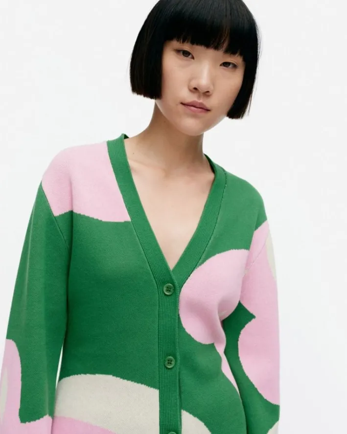 Marimekko Tyrske Poiminto Knitted Cotton Cardigan<Woman Tops & Tunics