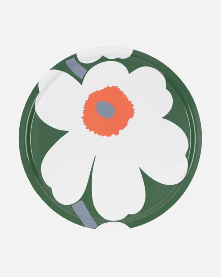 Marimekko Unikko 60 Anniversary Plywood Tray 46 Cm<Woman Printed Fabrics