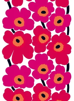 Marimekko Unikko Cotton Fabric<Woman Printed Fabrics