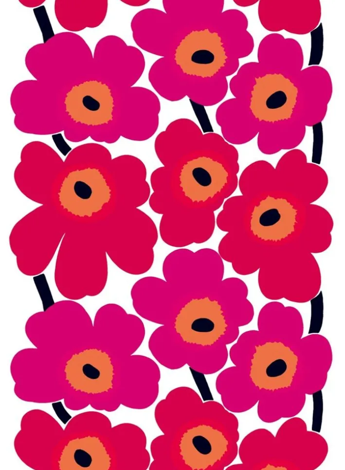 Marimekko Unikko Cotton Fabric<Woman Printed Fabrics