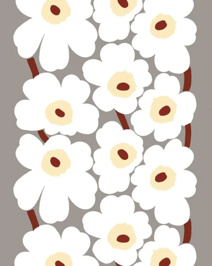 Marimekko Unikko Cotton Fabric<Woman Printed Fabrics