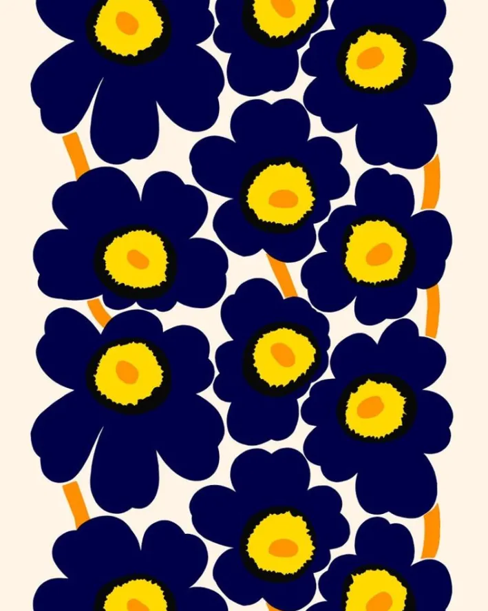 Marimekko Unikko Puuvillakangas<Woman Printed Fabrics