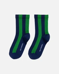 Marimekko Uurre Merirosvo Socks<Woman Socks