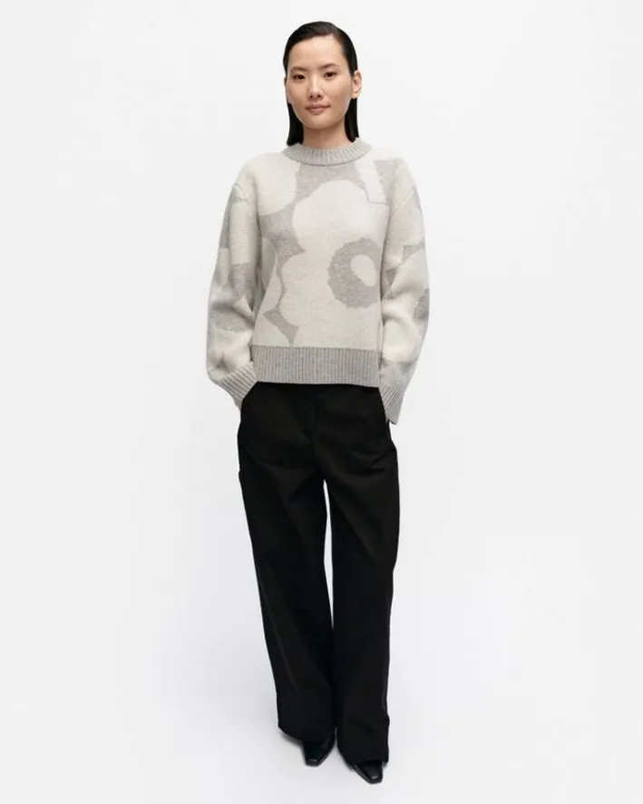 Marimekko Virtaus Unikko Knitted Wool Pullover<Woman Tops & Tunics