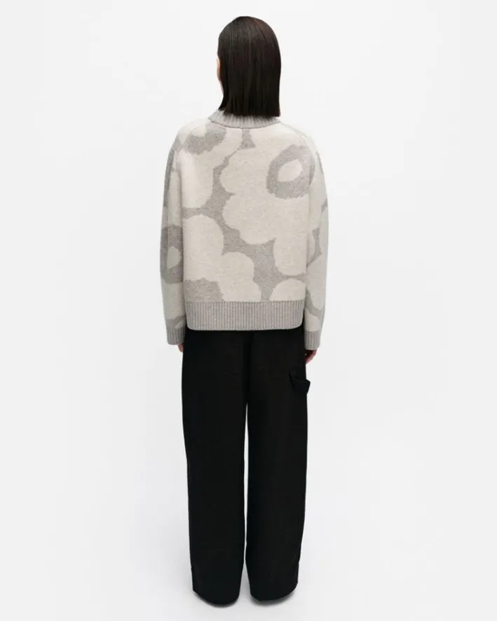 Marimekko Virtaus Unikko Knitted Wool Pullover<Woman Tops & Tunics