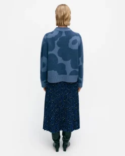 Marimekko Virtaus Unikko Knitted Wool Pullover<Woman Unisex